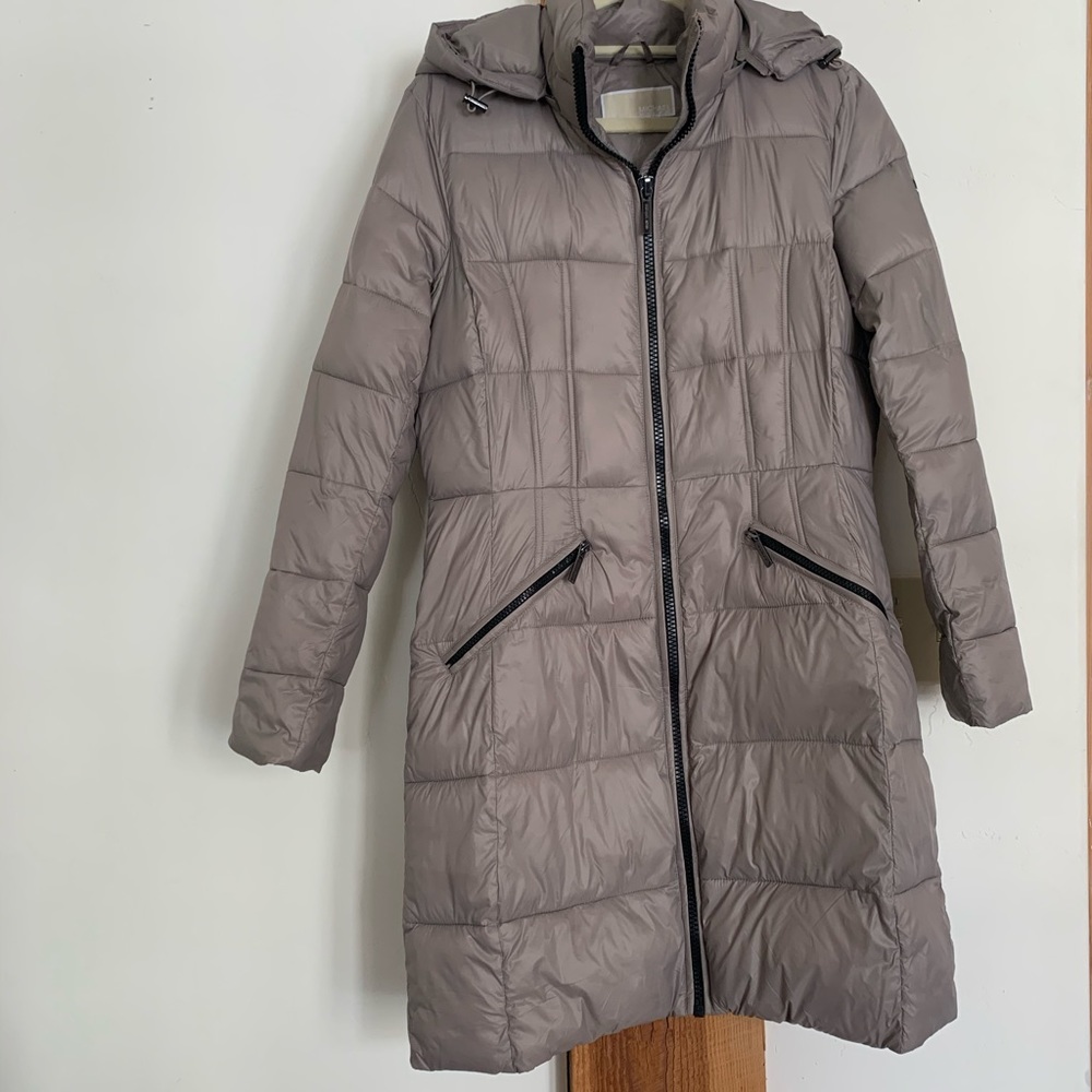 Michael Kors puffy 3/4 length jacket